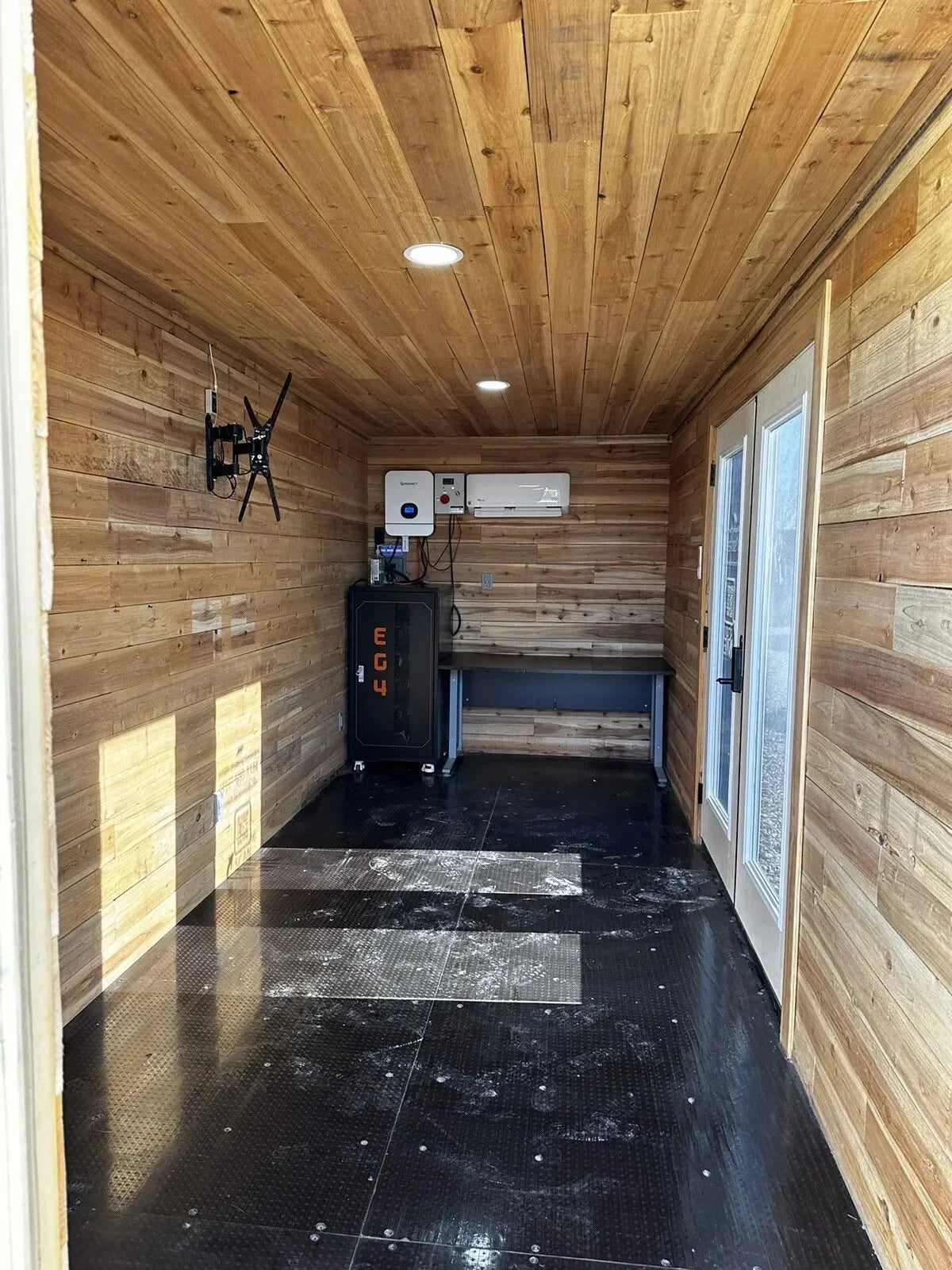 Contenedor oficina solar nuevo de 20 pies con sistema Off-Grid