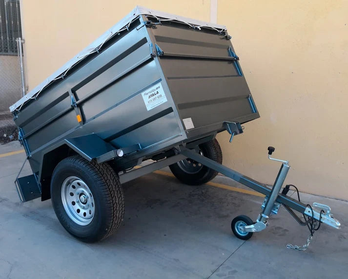 Remolque 4×4 Basculante por Inercia Nuevo – 220 × 130 × 60 + 35 cm – MMA 750 kg